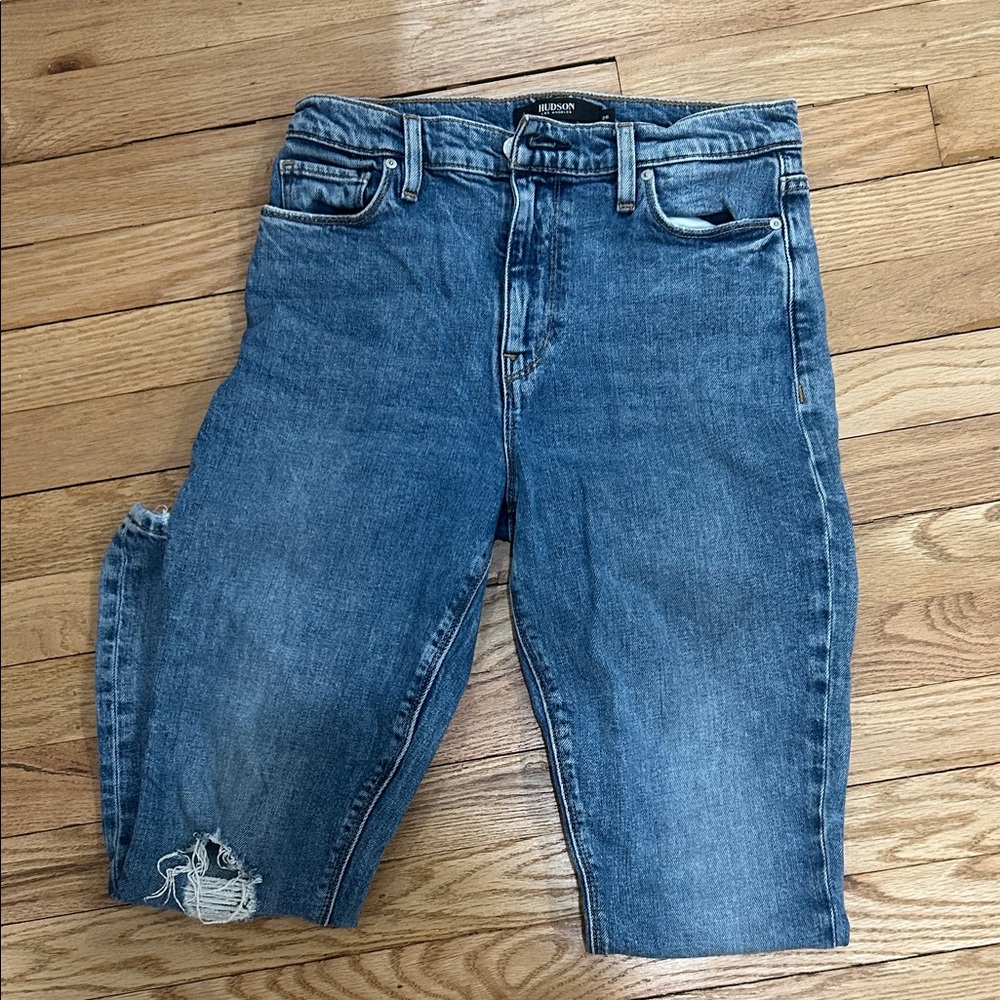 Hudson Jeans Women's Blue Straight Leg Jeans